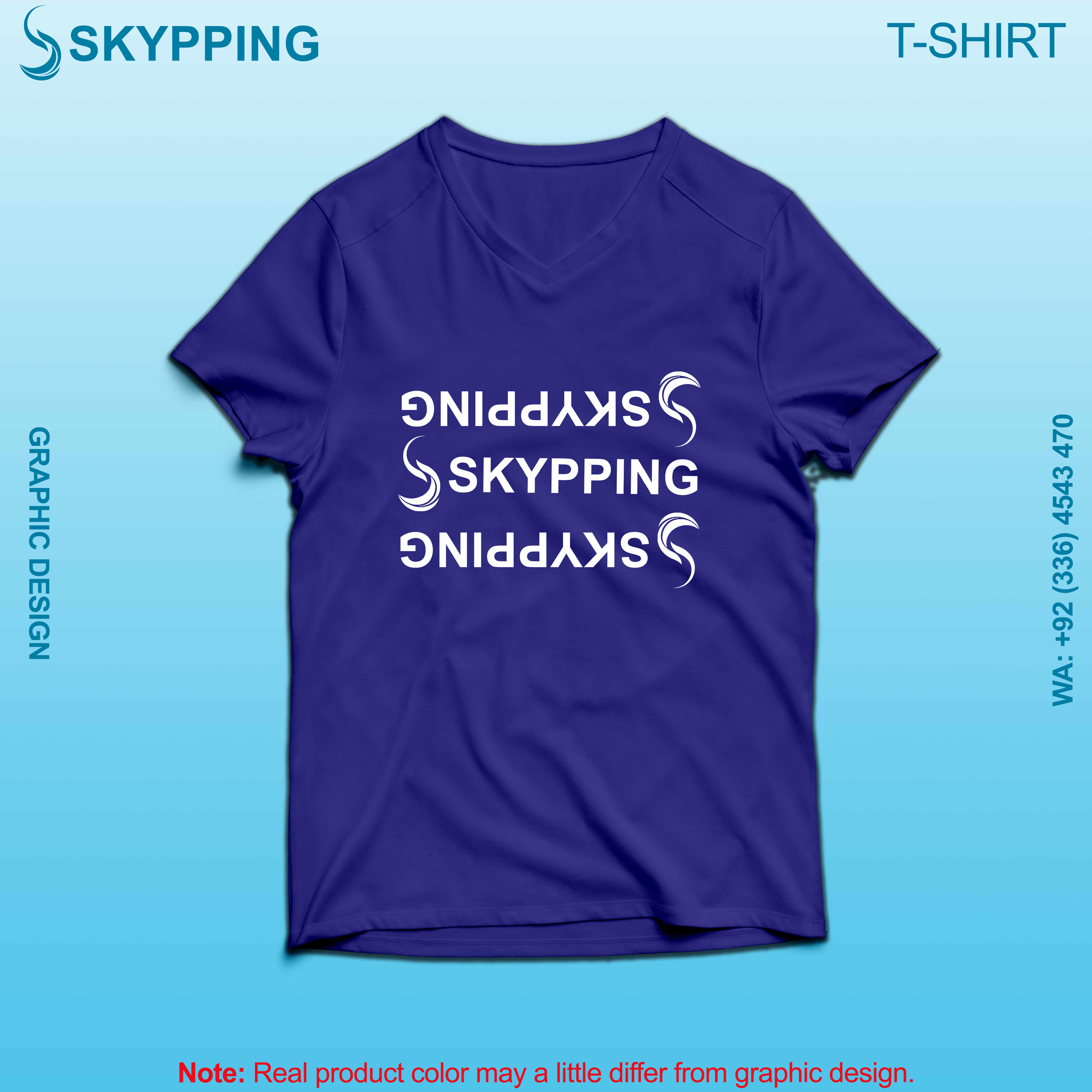 V-Neck Short set-in style sleeve long length t-shirt with shoulder panel for men